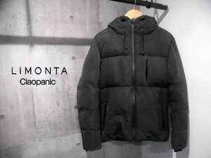 Ciaopanicチャオパニック x LIMONTA x KOMATSU小松精練 コラボ フード付 ダウンジャケット L/肉厚ダウンフーディ/ダウンブルゾン/黒/メンズ