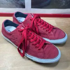 CONVERSE × XLARGE シェブロンスター  SUEDE RED