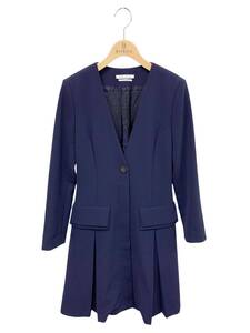 FOXEY NEW YORK collection フォクシー ジャケット 38 Front Pleated Fitted Jacket ネイビー ITP16ASLXOS6