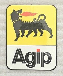 ●未使用品●Agip●アジップ●ステッカー●約110ｍｍ×85ｍｍ●1980年代？●当時もの●