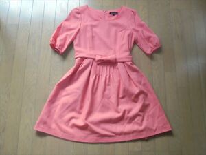 美品★MISCH MASCH ミッシュマッシュ★ピンクのかわいいワンピース★38