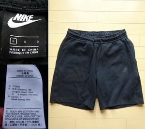 【NIKE】テックフリース ショートパンツ ブラック SIZE:LARGE (ナイキ,ショーツ,ハーフパンツ)