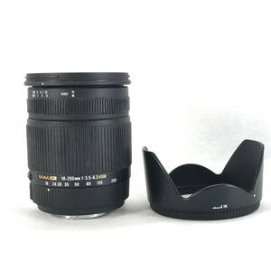 ＊ジャンク品＊SIGMA シグマ αマウント カメラ用レンズ SIGMA ZOOM 18-250㎜ 1:3.5-6.3 DC OS HSM