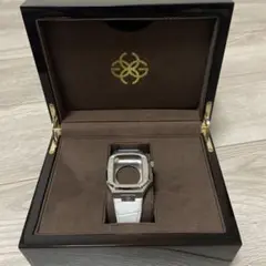 ゴールデンコンセプト　シルバー×ホワイト　Apple Watch 40mm