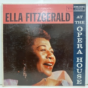 ●即決VOCAL LP Ella Fitzgerald / at the Opera House Mgv8264 jv4280 米オリジナル 黒銀Tp/Vinc カタミゾ Mono エラ・フィッツジェラルド