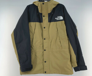 ●● THE NORTH FACE ザノースフェイス マウンテンパーカー NP11834 オリーブ×ブラック やや傷や汚れあり