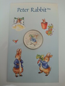 ピーターラビット コイン PETER RABBIT GIBRALTAR 1CROWN COIN 2003年