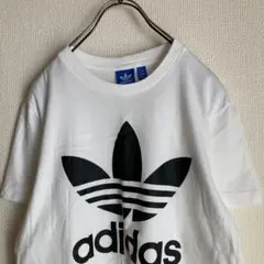 adidas アディダス Tシャツ トレフォイル ホワイト 人気 古着