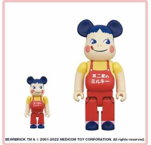 新品 BE＠RBRICK ホーロー看板 ペコちゃん 100％ & 400％ ベアブリック