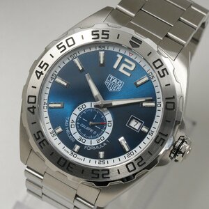 タグ・ホイヤー TAG HEUER 腕時計 フォーミュラ1 WAZ2014.BA0842 青文字盤 ミニセコンド 自動巻 メンズ 中古 美品 [質イコー]