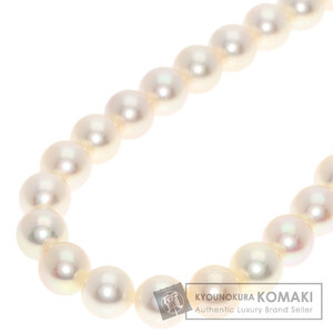 MIKIMOTO ミキモト パール 真珠 ロング ネックレス K14イエローゴールド レディース 中古