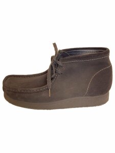 Clarks◆チャッカブーツ/26cm/BLK/スウェード/61155752