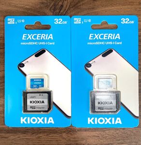 microSDカード 32GB 東芝が社名変更「KIOXIA」【2個セット】