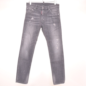 ●499144 DSQUARED2 ディースクエアード ●デニムパンツ ジーンズ COOL GUY JEAN S74LB0474 サイズ46 2019SS ダメージ加工 メンズ