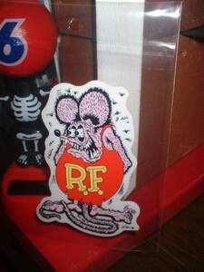 タイヤ等同梱OK！　ラット フィンク デカール ムーンアイズ　RAT　FINK　ピンク