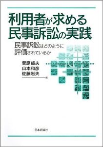 [A11597443]利用者が求める民事訴訟の実践 　民事訴訟はどのように評価されているか