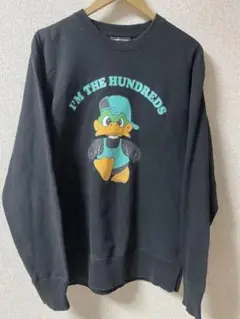 the hundreders  ハンドレッツ　プリント　スウェット　中古