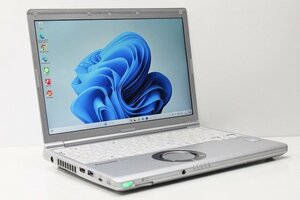 1円スタート ノートパソコン Windows11 WPS office搭載 Panasonic レッツノート CF-SV7 メモリ8GB 第8世代 Core i5 SSD256GB 12.1インチ