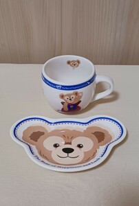 送料無料　ダッフィー　カップ&ソーサー　東京ディズニーシー　ディズニー　DUFFY　TDS　マグカップ　プレート