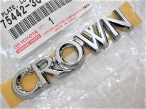 ★希少 クラウン CROWN セダン タクシー? コンフォート? マジェスタ? 新品 YXS11Y?TSS10系?YXS10系?75442-30150ロゴエンブレム1点旧車3