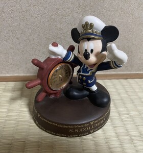 ディズニー ミッキー Thermometer 置物 S.S.COLUMBIA Disney SEA 温度計