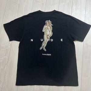 XLサイズ #FR2 NUDE TEE FR2 BLACK 黒 Tシャツ 10回着用