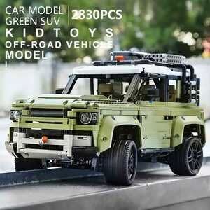 最安値[新作] LEGO互換 LEGO風 テクニック グリーンSUV 2830ピース