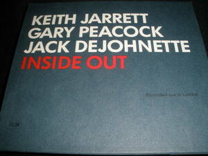 キース・ジャレット トリオ インサイド・アウト ゲイリー・ピーコック ジャック・デジョネット ECM Keith Jarrett Trio INSIDE OUT