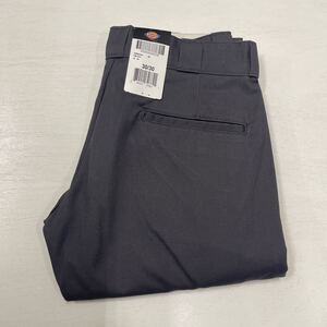 W30 濃いグレー 新品 801 ディッキーズ スキニー スリム ワークパンツDICKIES SLIM SKINNY WORK PANTS WP801 1