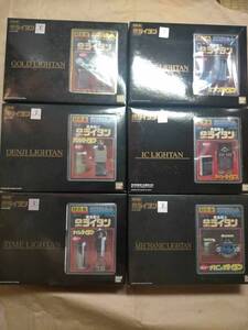 超合金 復刻版 ゴールドライタン 6種 新品 Gライタン ライター ロボット フィギュア TF lighter ROBO BANDAI CHOGOKIN GOLD LIGHTAN Figure