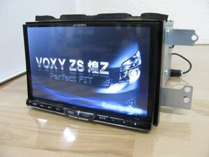 [109594-B]アルパイン ビックX SDナビ X008V-VOZ VOXY ZS 煌Z（60系）用8インチ 8型スーパークリアLED液晶 故障品 1円～