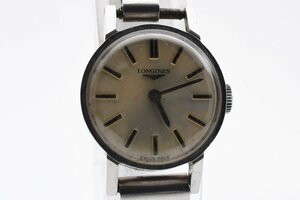 稼働品 ロンジン ラウンド 手巻き レディース 腕時計 LONGINES