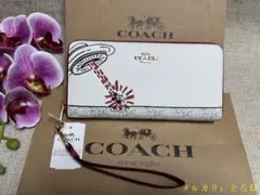 COACH長財布コーチ財布 Disney ディズニーキースヘリング コラボ