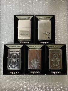 【zippo】【未使用】ジッポー ライター 紙ケース 保証書付 まとめ 5点