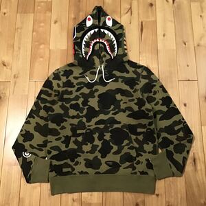 1st camo プルオーバー シャーク パーカー Mサイズ a bathing ape BAPE shark pullover hoodie エイプ ベイプ アベイシングエイプ y7251