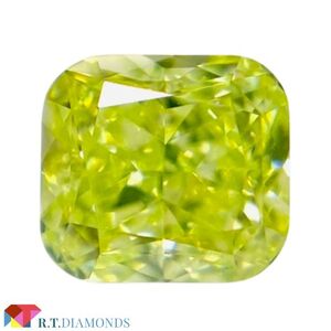 FANCY INTENSE YELLOW GREEN 0.415ct X/RT2905/CGL