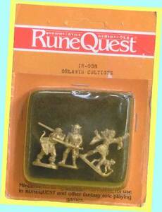 ▲▲最終品★#18-008▼ ORLANTH CULTISTS ３体★RAL PARTHA★Rune Quest 25㍉ メタル人形★一次流通 新品未開封未使用 超貴重レア 台紙難有