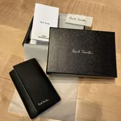 【新品未使用品】Paul Smith ブラックレザーキーケース