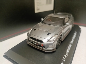 送料無料★Kyosho 京商 1:43 NISMO Nissan GT-R R35 Grand Touring Car Metallic gray