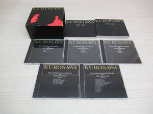 87/L069★映画音楽CD★黒澤明 / The Complete sound tracks of AKIRA KUROSAWA 黒澤明 映画音楽全集 CD-BOX★5枚組★再生確認済み 中古品