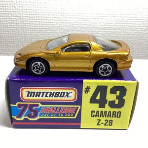 ☆ マッチボックス☆ シボレー　カマロ　Z-28 75 CHALLENGE MATCHBOX