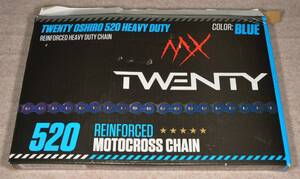 TWENTY OSHIRO 520 REINFORCED HEAVY DUTY CHAIN（モトクロス用強化チェーン　520サイズ118L）