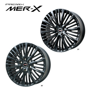 送料無料 プレミックス MER-X 8J-20 +55 6H-139.7 (20インチ) 6H139.7 8J+55【1本単品 新品】