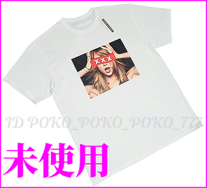 即決 希少 未使用 GOD SELECTION XXX ゴッドセレクション × テイラースウィフト ボックスロゴ Tシャツ ゆうパック送料無料