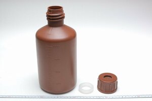 ※【新品未使用】 貯蔵ボトル 2000ml 2L 薬品保存容器 ボトル 現像液 定着液 c03541