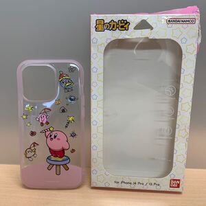 y060610m グルマンディーズ 星のカービィ IIIIfit Clear(イーフィット クリア) iPhone 14 Pro / 13 Pro (6.1インチ) 対応 ケース 