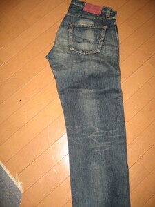 ◆EDWIN◆エドウィン◆53504◆REBEL VINTAGE◆◆激レア◆ビッグサイズ◆訳あり◆中古◆36×34◆ユーズド加工◆ヴィンテージ加工◆