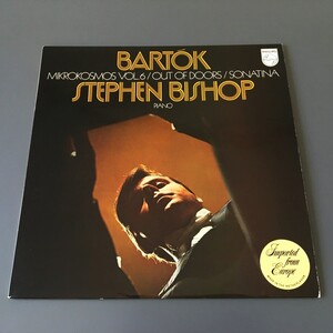 [h55]/ 蘭盤 LP /『バルトーク ミクロコスモス 第6巻 戸外にて ソナチネ スティーブン・ビショップ Bartok Bishop Mikrokosmos』/ 6500 013