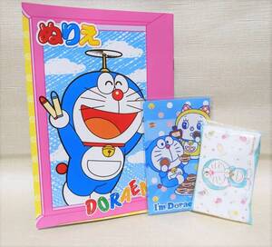 ドラえもん ぬりえ ショウワノート ぽち袋5枚 ポケットティッシュ セット (Doraemon) 現品のみ B230124