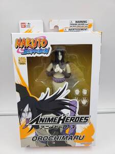 即決 新品 未開封 Naruto ナルト 疾風伝 アニメヒーローズ Anime Heroes 大蛇丸 おろちまる Orochimaru 可動フィギュア USAバンダイ Bandai